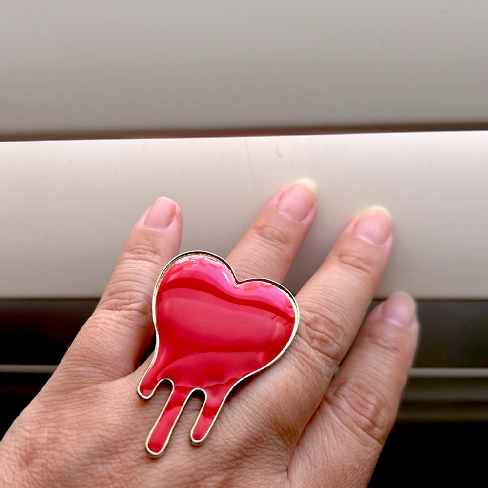 Bleeding Heart Ring - image 1